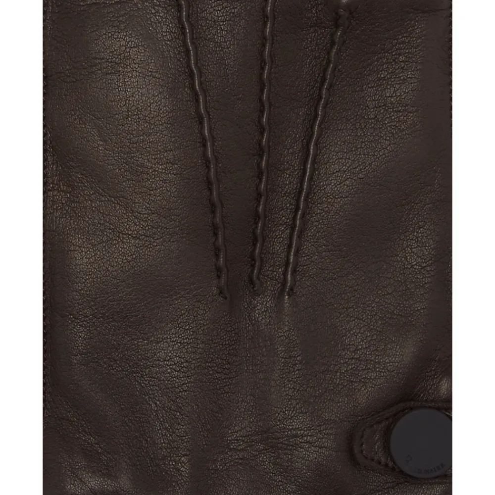 Heren Billionaire Handschoenen^Cashmere Gevoerde Nappa Handschoenen