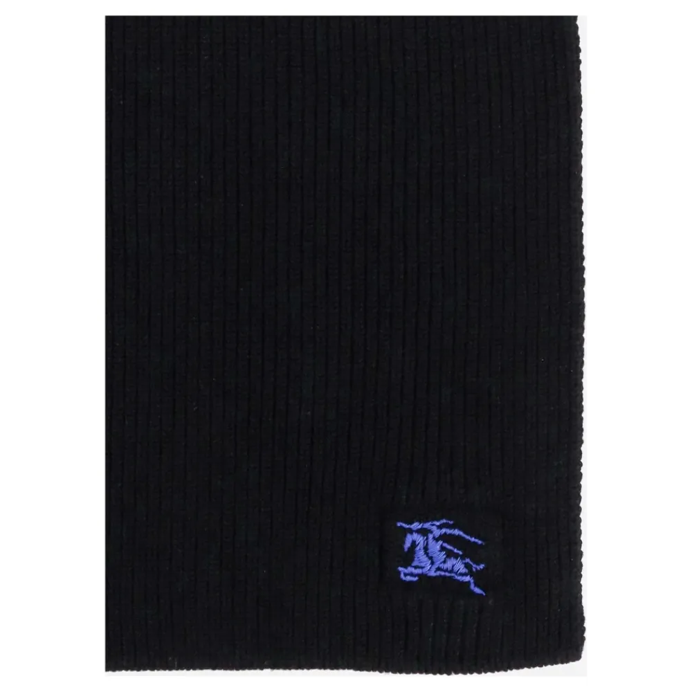 Heren Burberry Sjaals^Cashmere Ribgebreide Sjaal