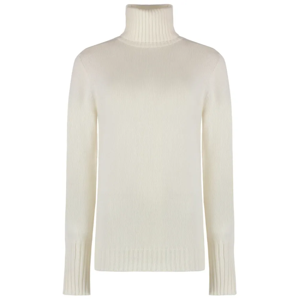 DAMES THE (Alphabet) Cashmere Turtleneck Pullover