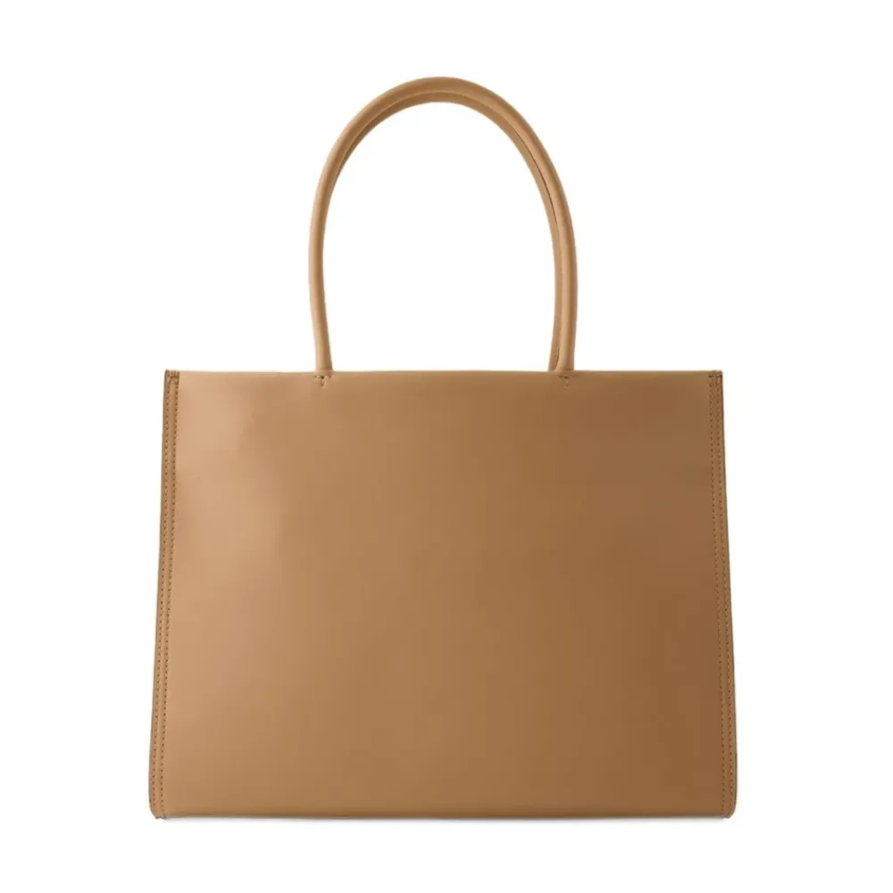 DAMES Tory Burch Shoppers^Casual Chic Ella Shopper Tas - Licht Zand