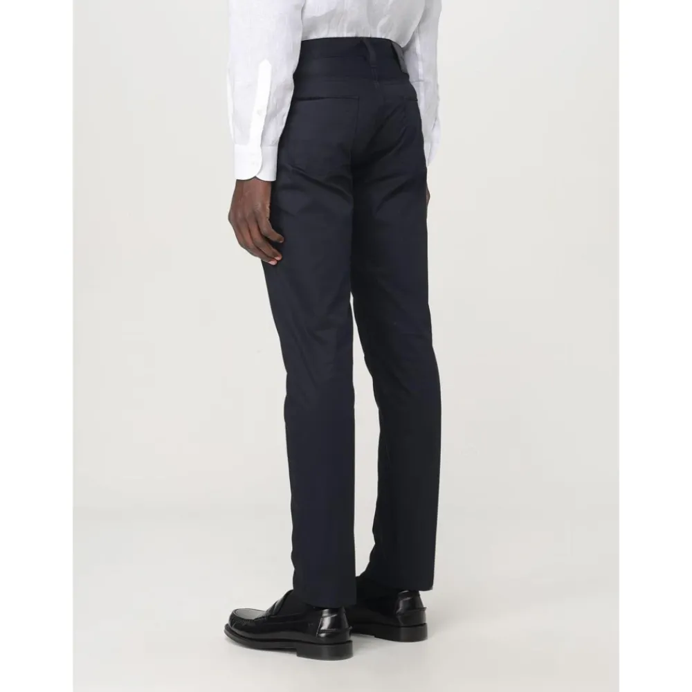 Heren Emporio Armani Broeken^Casual Chino-broek met comfortabele pasvorm