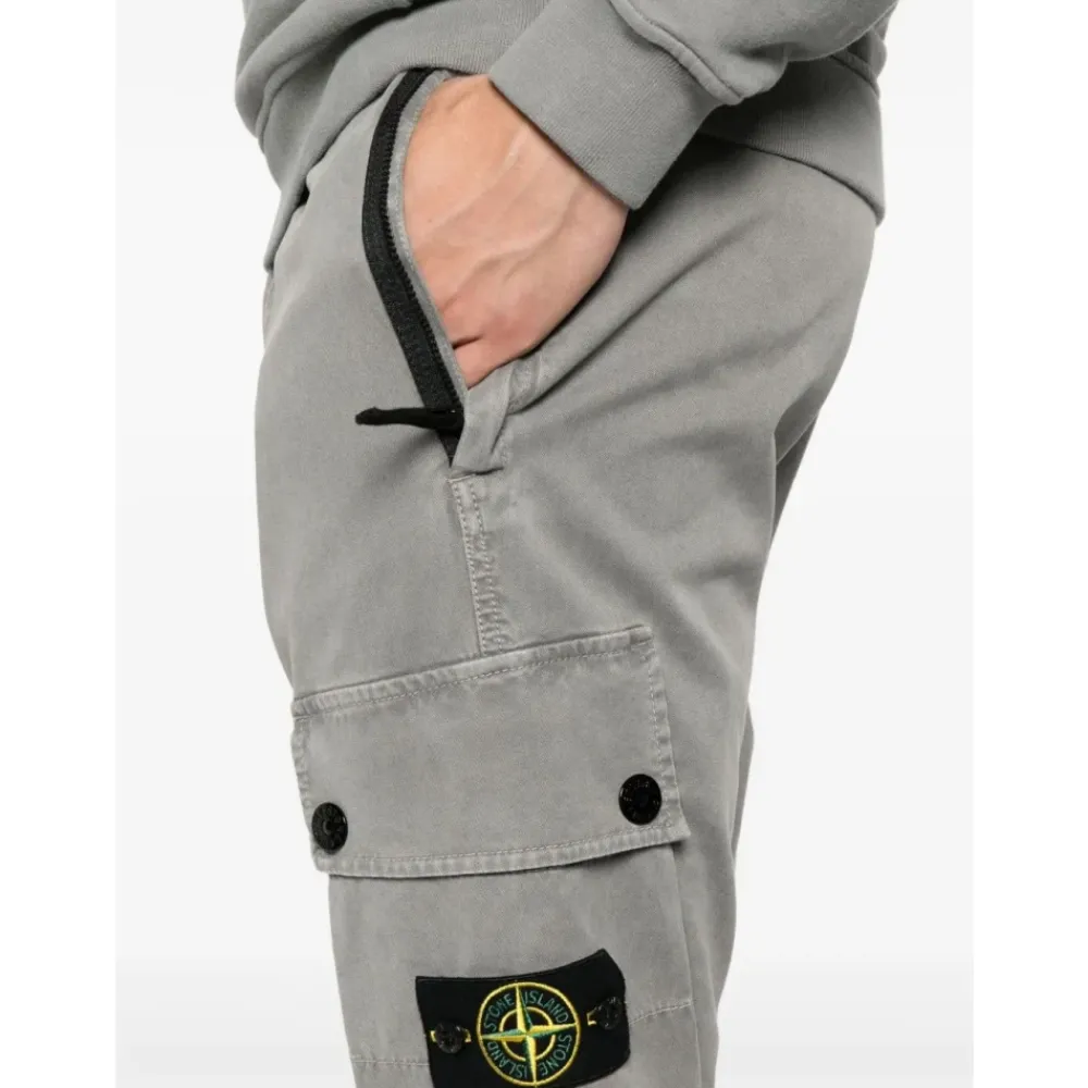 Heren Stone Island Casual Katoenen Broek