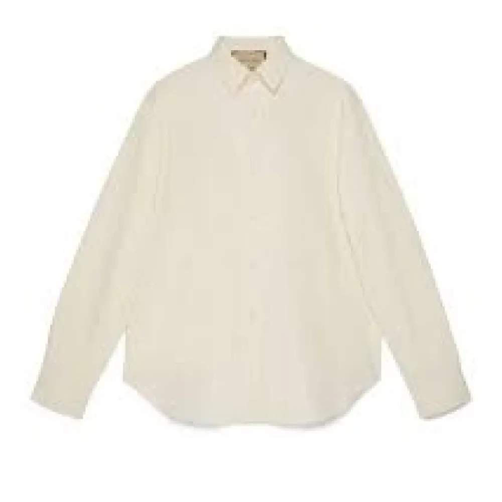 Heren Gucci Overhemden^Casual Katoenen Overhemd voor Mannen