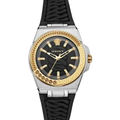 DAMES Versace Horloges^Chain Reaction Quartz Analog Watch