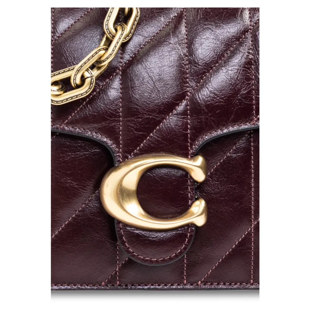 DAMES Coach Chain Tabby Schoudertas