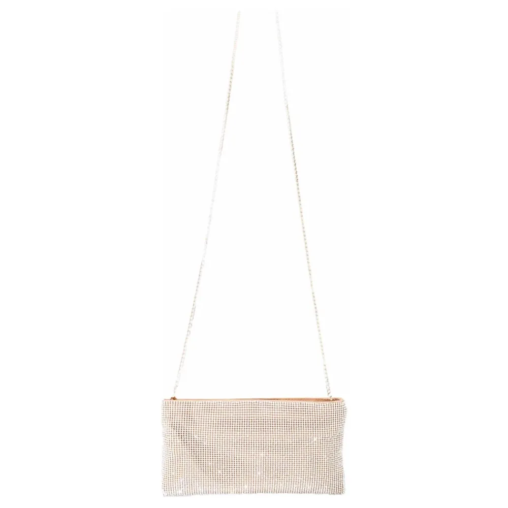 DAMES Benedetta Bruzziches Clutches^Champagne Kristal Mesh Clutch Tas