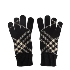 DAMES Burberry Check Cashmere Blend Handschoenen