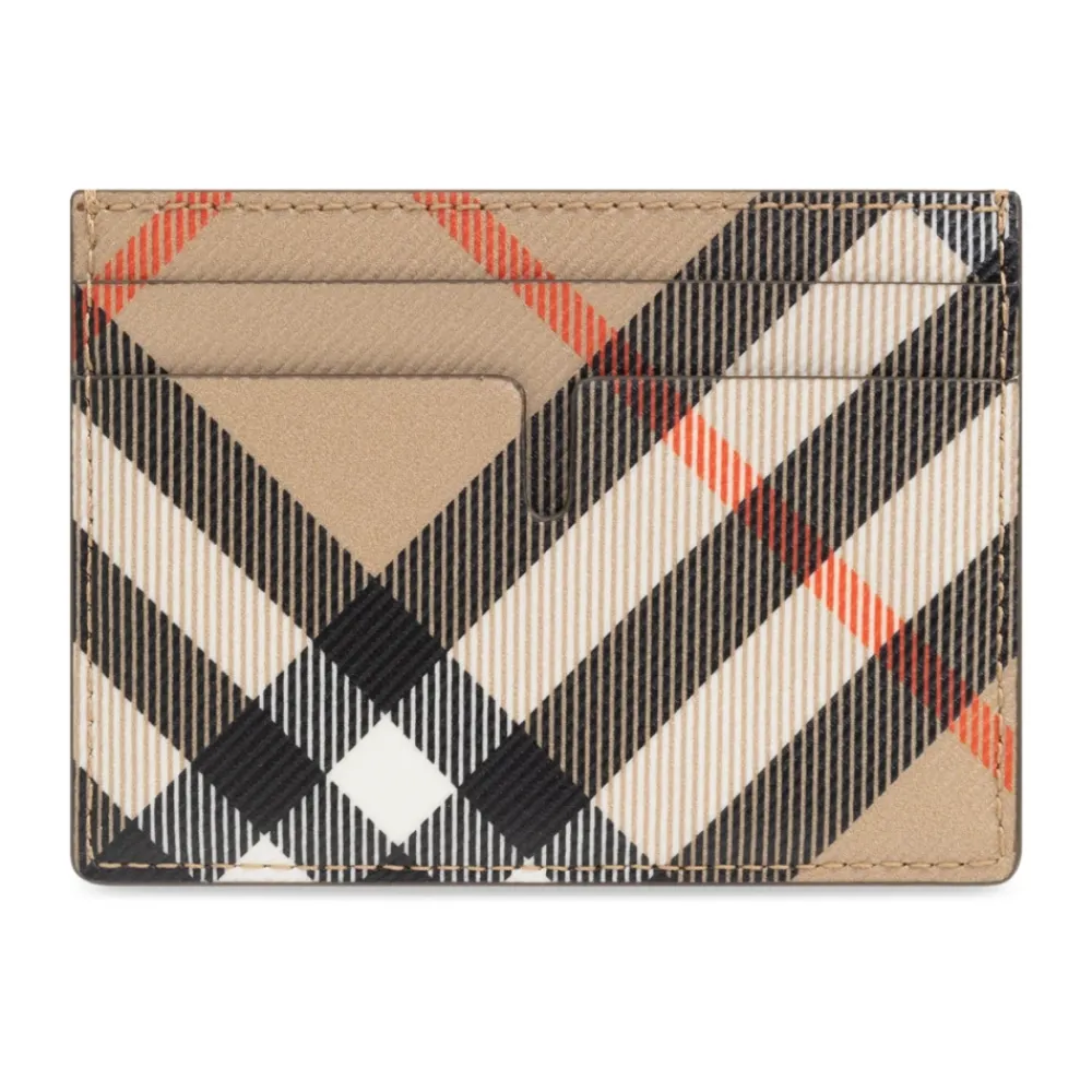 Heren Burberry Check Kaarthouder