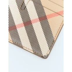 Heren Burberry Portefeuilles^Check Kaarthouder