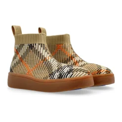 Burberry Check Sock Sneakers