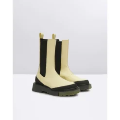 DAMES Off White Chelseaboots^Chelsea boots met zool met sponseffect