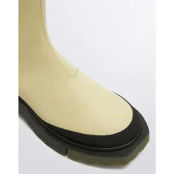 DAMES Off White Chelseaboots^Chelsea boots met zool met sponseffect