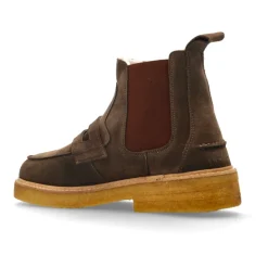 Heren Inuikii Chelsea Velour suède schoenen