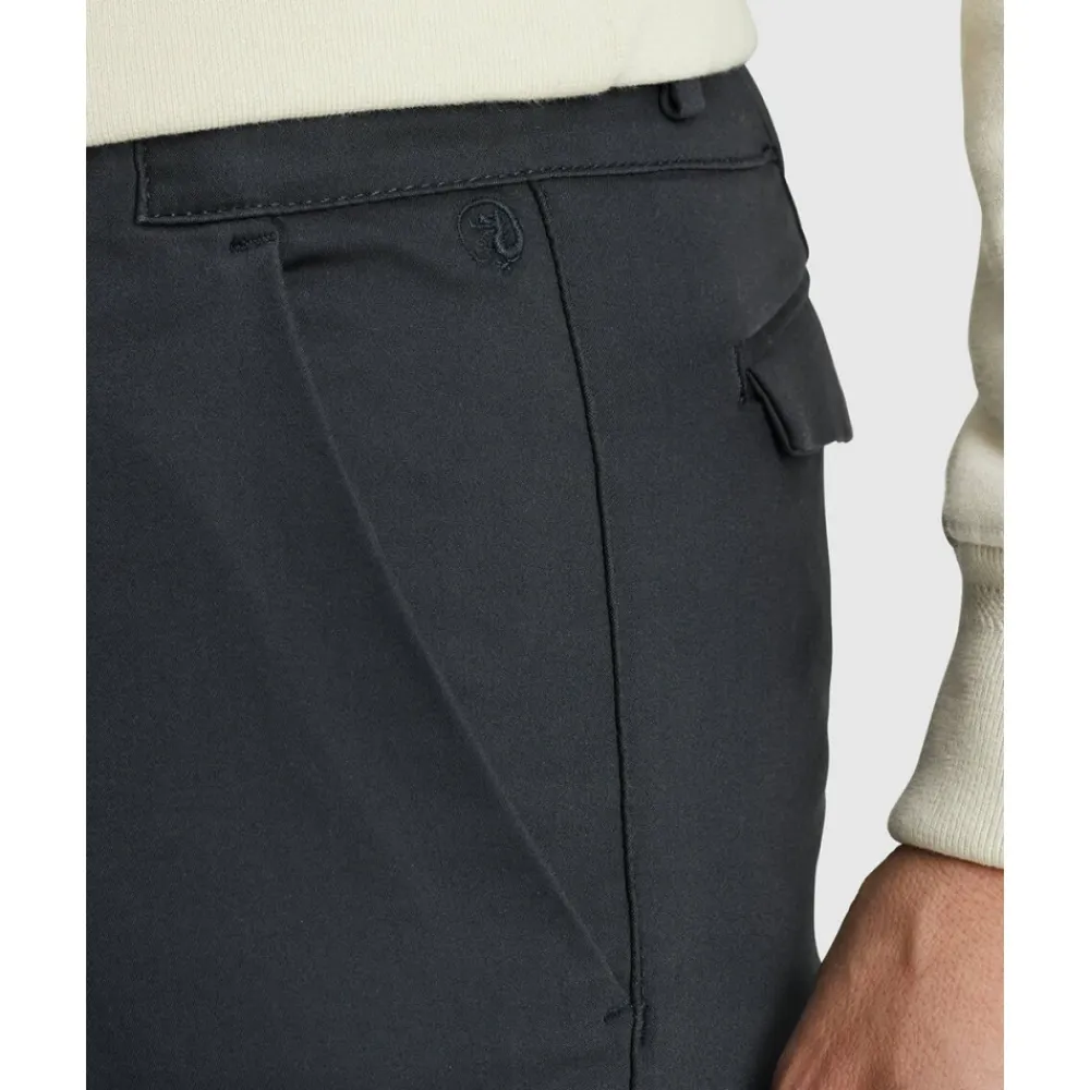 Heren Cast Iron Chino Riser Stretch Broek