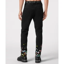 Heren Philipp Plein Chinos Broek Druipend