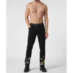 Heren Philipp Plein Chinos Broek Druipend