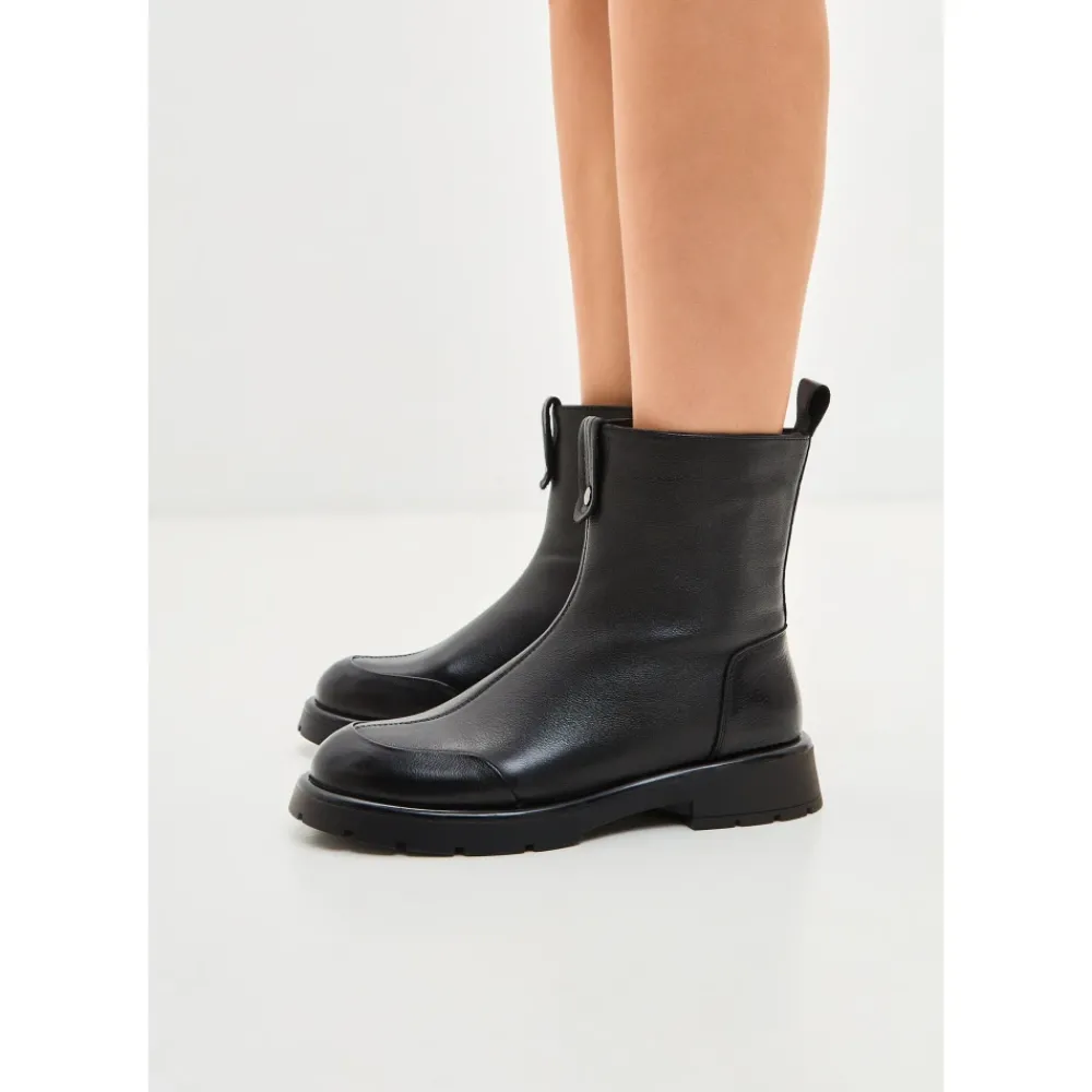 DAMES Cesare Gaspari Chunky Enkellaarsjes Wol Penelope -