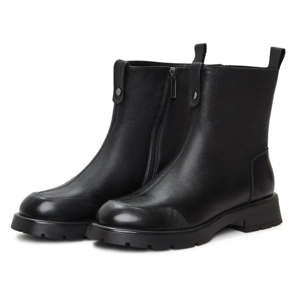 DAMES Cesare Gaspari Chunky Enkellaarsjes Wol Penelope -