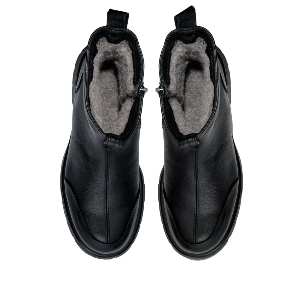 DAMES Cesare Gaspari Chunky Enkellaarsjes Wol Penelope -