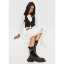 DAMES Cesare Gaspari Chunky Sole Enkellaarsjes Ciara -