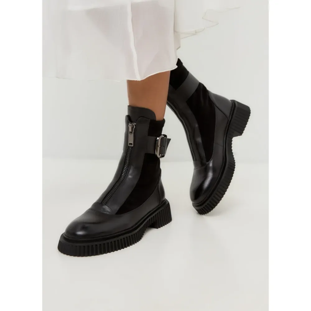 DAMES Cesare Gaspari Chunky Sole Enkellaarsjes Ciara -