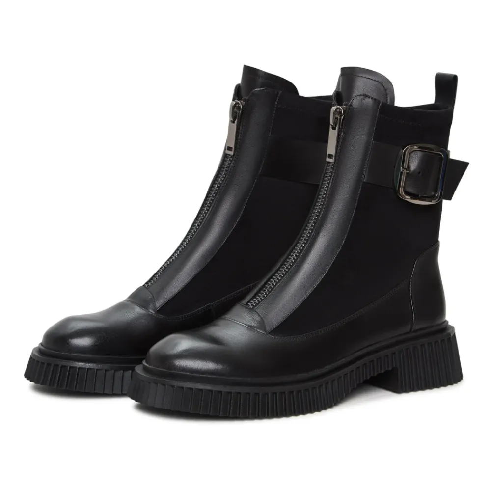 DAMES Cesare Gaspari Chunky Sole Enkellaarsjes Ciara -