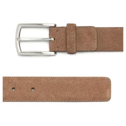 Heren Zegna Cintura in camoscio supersoft