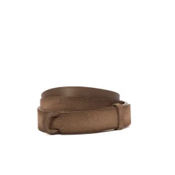 Heren Orciani Riemen^Cintura senza fibbia in camoscio anticato