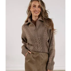 DAMES NUKUS Truien & Vesten^Clair Pullover Zipper