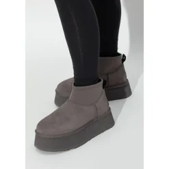 DAMES UGG Laarzen^Classic Mini Dipper Laarzen Thundercloud