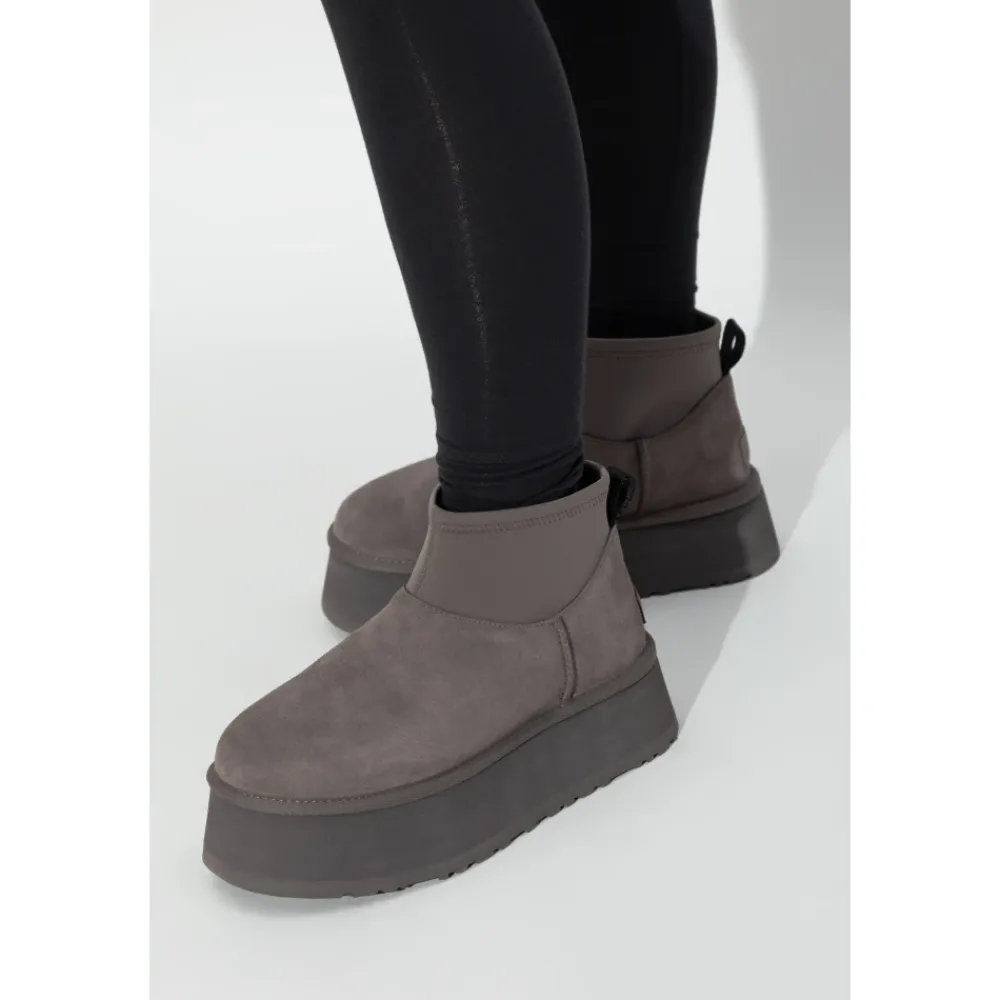 DAMES UGG Laarzen^Classic Mini Dipper Laarzen Thundercloud