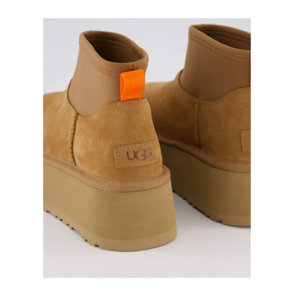DAMES UGG Laarzen^Classic Mini Dipper Laarzen Chestnut