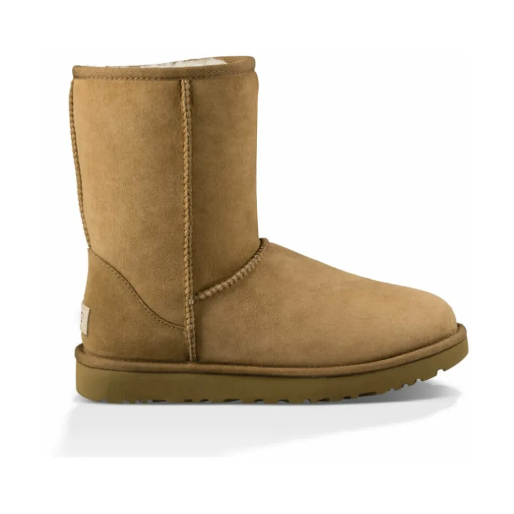 DAMES UGG Classic Short II Laarzen Chestnut