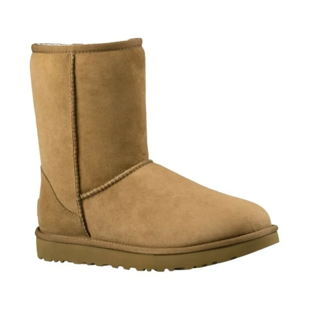 DAMES UGG Classic Short II Laarzen Chestnut