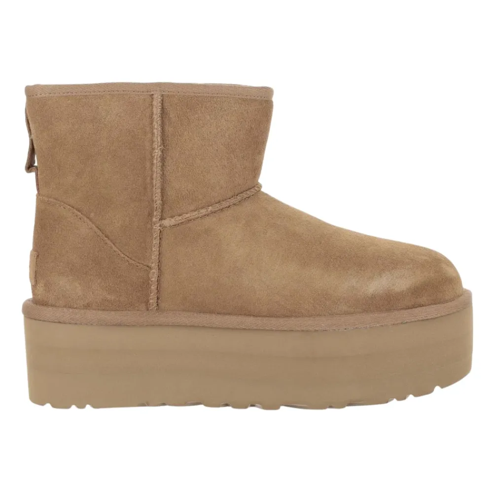 DAMES UGG Laarzen^Classic Ultra Mini Enkellaarsjes