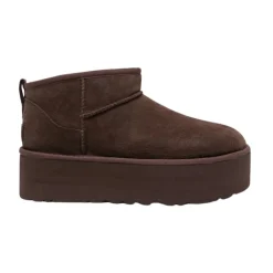 DAMES UGG Classic Ultra Mini Platform Laarzen Burnt Cedar