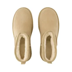 DAMES UGG Laarzen^Classic Ultra Mini Platform Laarzen Sand