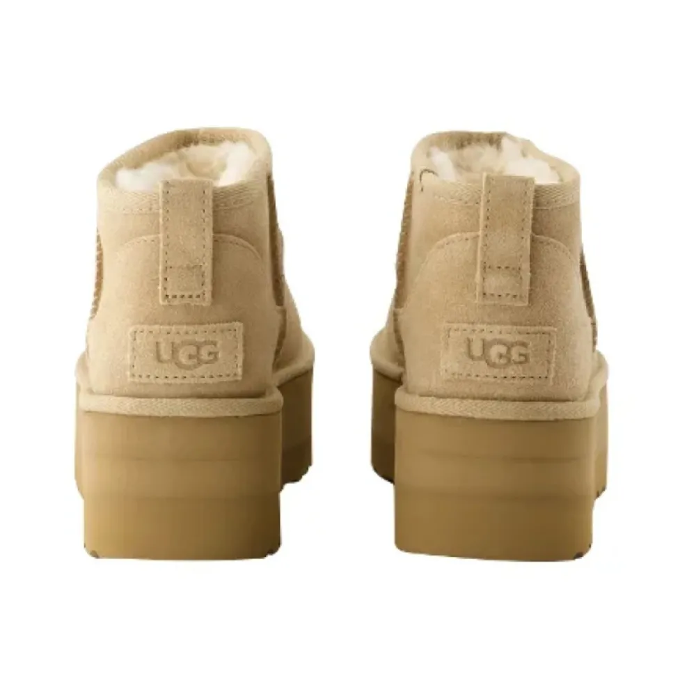 DAMES UGG Laarzen^Classic Ultra Mini Platform Laarzen Sand
