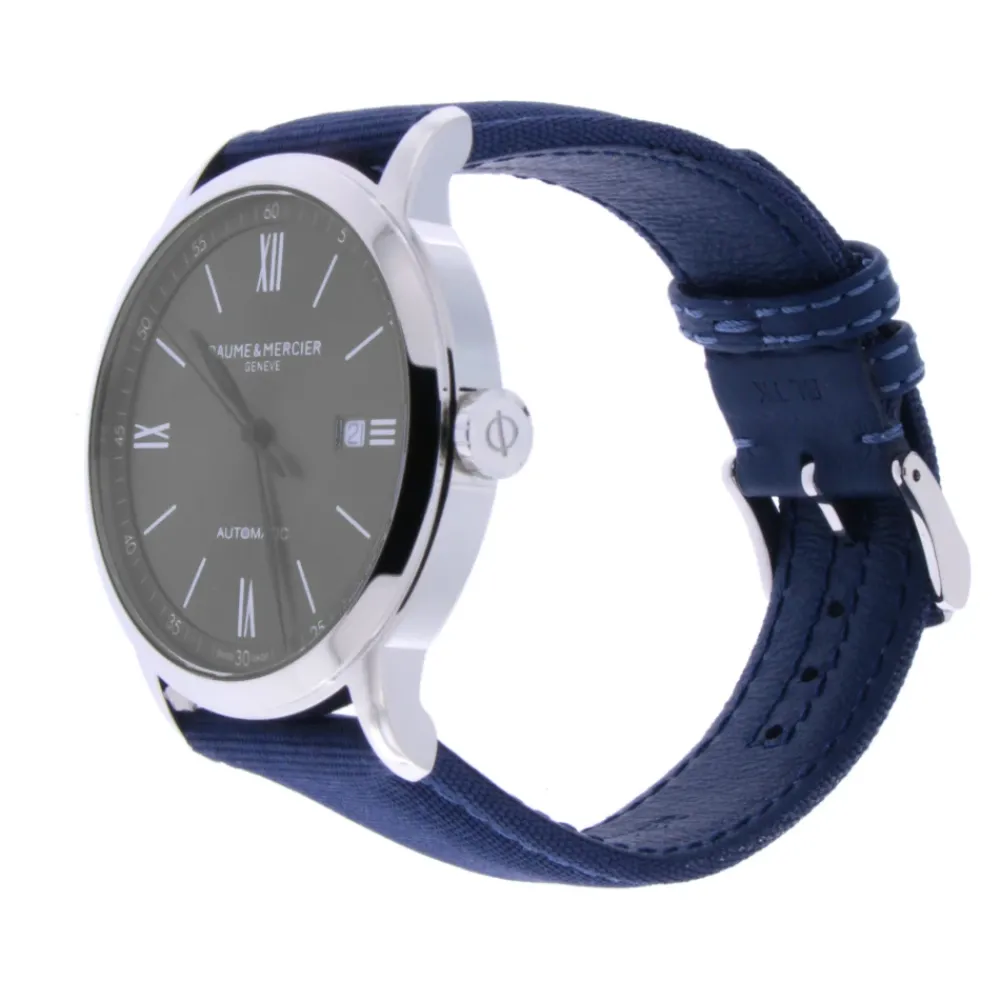 DAMES Baume et Mercier Horloges^Classima Automatisch Blauw Textielband