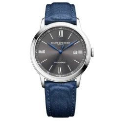 DAMES Baume et Mercier Horloges^Classima Automatisch Blauw Textielband
