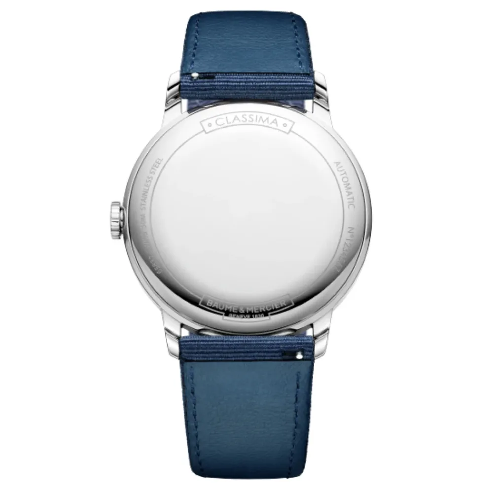 DAMES Baume et Mercier Horloges^Classima Automatisch Blauw Textielband