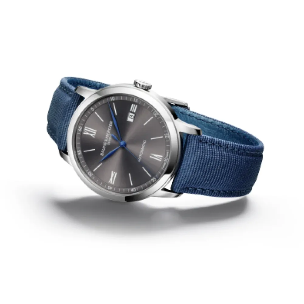 DAMES Baume et Mercier Horloges^Classima Automatisch Blauw Textielband