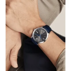 DAMES Baume et Mercier Horloges^Classima Automatisch Blauw Textielband