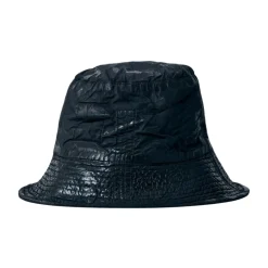 Heren Rick Owens Coated Bucket Hat met Zelfbindende Sluiting