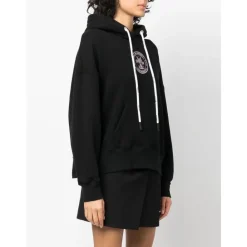 DAMES Palm Angels College Logo-Print Hoodie