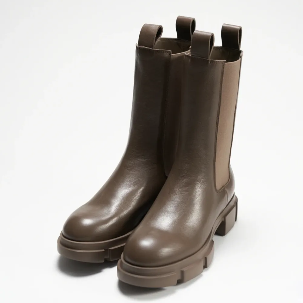 DAMES Copenhagen Studios Chelseaboots^Combat Boots met dikke zool