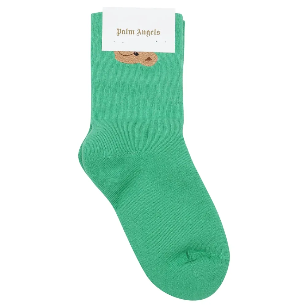 Palm Angels Ondergoed & Sokken^Comfortabele en Stijlvolle -Bruine Sokken
