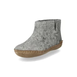 Glerups Laarzen^Comfortabele Grijze Wollen Laarzen