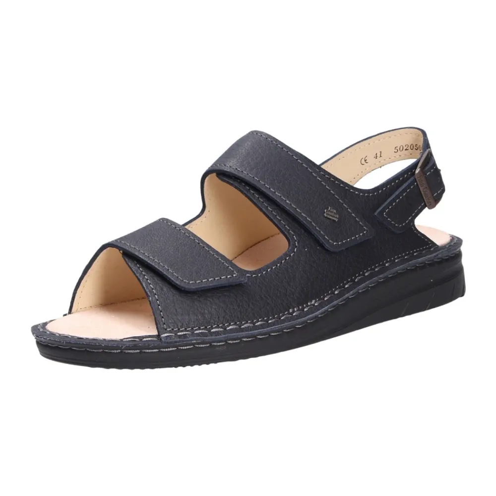 Heren Finn Comfort Comfortabele leren sandalen met zachte binnenzool