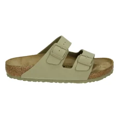 Heren Birkenstock Comfortabele Slippers in Taupe Kleur